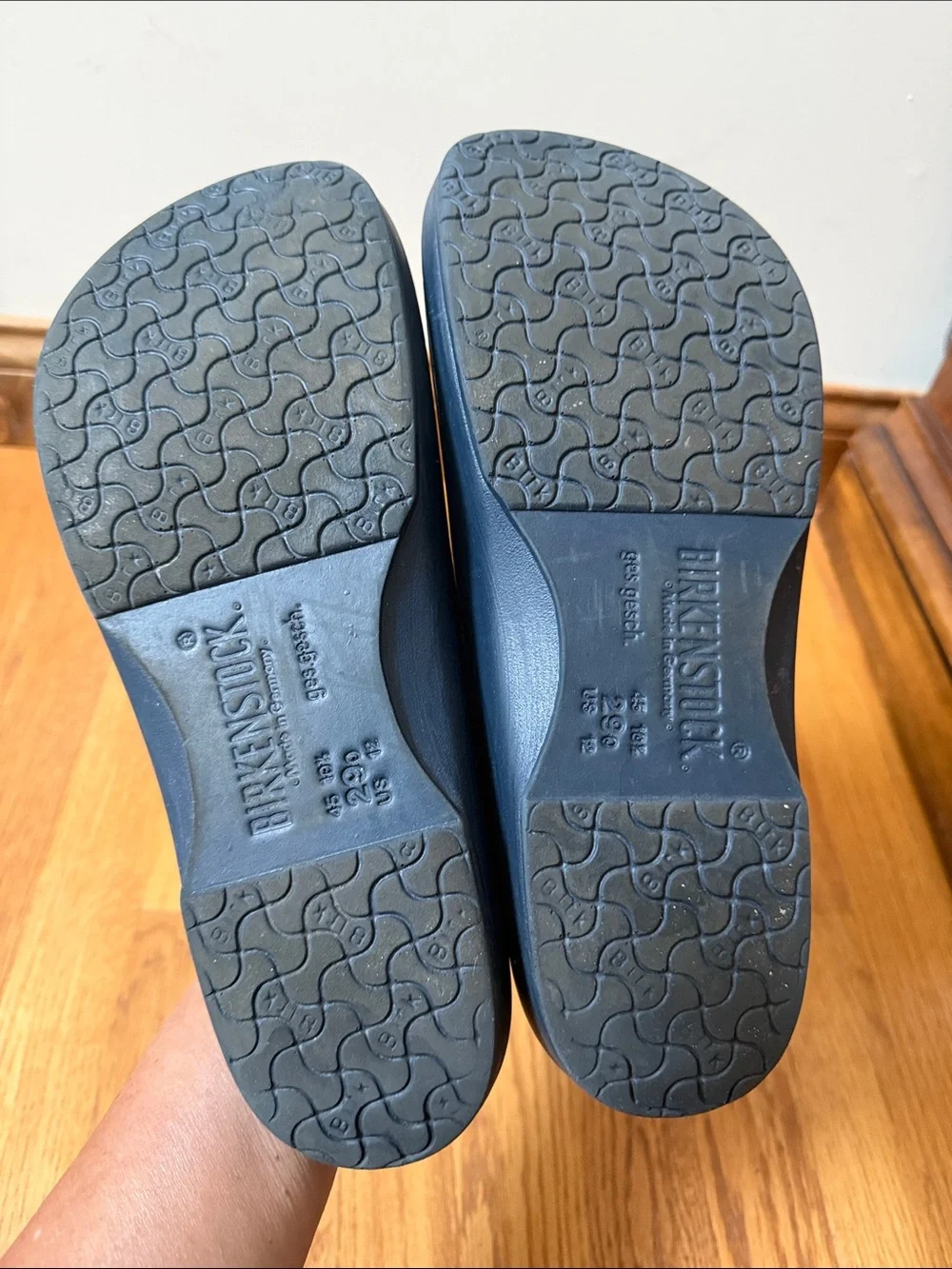 Birkenstock Clogs Navy Blue Men's EU 45 US 12M Workwear Slip Resistant Germany